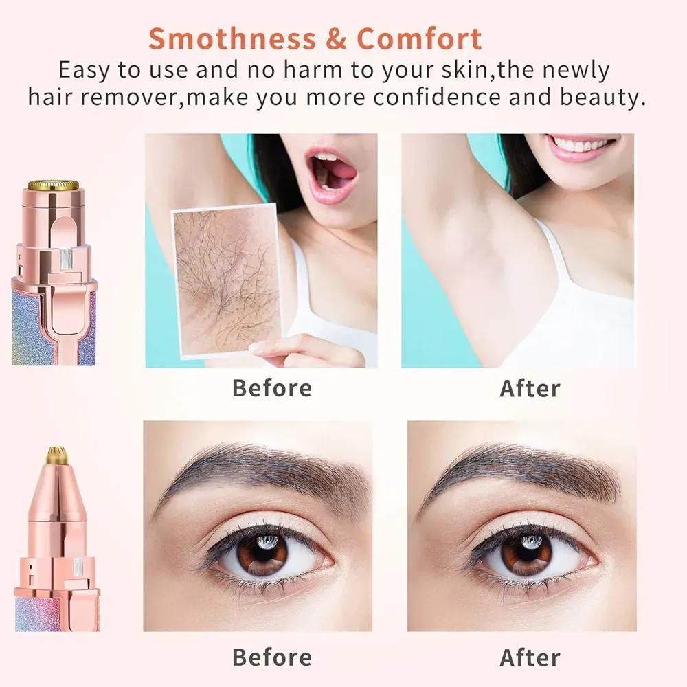 Rechargeable woman's hair removal and |cool |