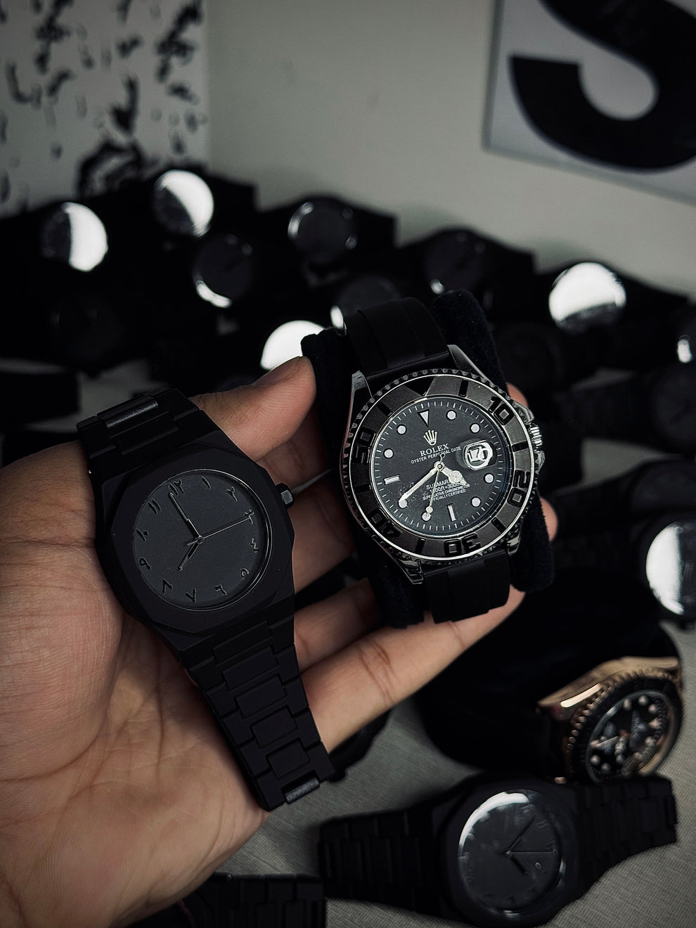 BIG OFF ROLEX MASTER   [ BLACK AURA ]